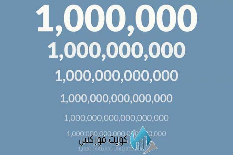 المليار كم مليون